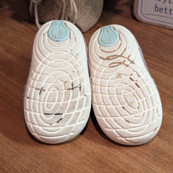 Stride Rite Toddler Jazzy Sneaker Lavender Multi Sparkle Size 5 Medium - Picture 6 of 7